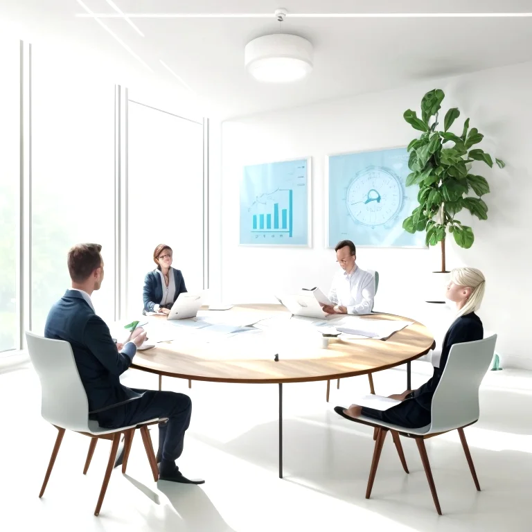 Dialog zwischen Führungskräften